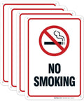 Straight Up Heavy Duty Aluminum No Smoking Sign For Your Company Setup Keep The Shop Floor Smoke Free Rust Resistant Indoor Outdoor Metal Wall Plate Super Durable, 10x7 size.