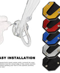 Aluminum Alloy Kickstand Plate Extension For Universal Dirt Bikes And Motorbikes Side Stand Foot Pad Dope Upgrade Durable Wear Resistant Support Accessory Silver, showcasing color options.