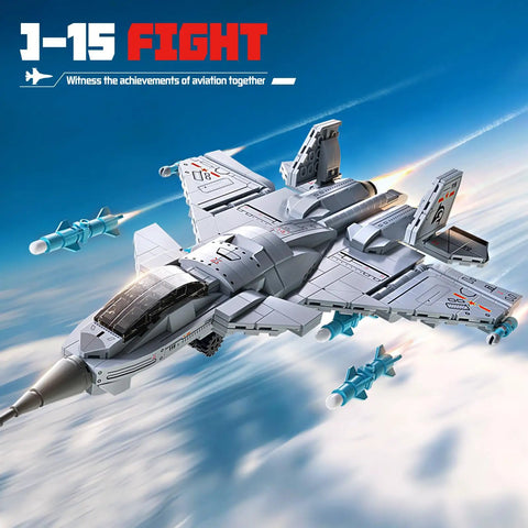 Realistic Fighter Jet Build Kit With 577 Pieces For Hands On Play Foldable Wings Dual Engines Clear Cockpit STEM Construction Blocks