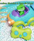 Dino RC Car For Toddlers Tot Friendly With Lights And Music Rechargeable Remote Controlled Dinosaur Toy For Ages 2 3 4 Years