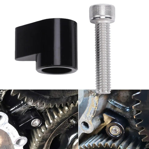 Killer Dowel Pin Repair Kit Black Aluminum Dowel Retainer For 5.9L V8 12 Valve And 24 Valve Engines 1989 To 2002 on engine gears