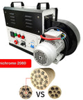 Heavy Duty Industrial Heat Blower Built Tough To Crush Daily Drying Jobs Featuring Three Hundred Cfm Airflow Punch Plus Pid Temperature Control On Standard Two Twenty Hookup with motor and controls.