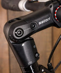 Heavy Duty Adjustable Riser Stem For E Bike 1 1/8 Inch Clamp, 110mm Length, 0 to 90 Degree Tilt, 31.8mm Bar, 3D Forged Alloy