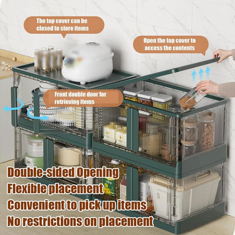 Super Sturdy Foldable Cube Storage Bins With Secure Snap Lids And Silky Smooth Rolling Wheels Stackable Plastic Crates Designed For Tight Gap Storage Nifty Closet Organization System That Works Like A Charm To Keep Your Home Decluttered And Looking
