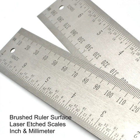 Digital Angle Finder Protractor In Stainless Steel, 7 Inch 200mm, features laser etched ruler and high precision scales.