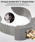 Heavy Duty C Cutter Cable Coupling Drain Cleaning Tool For Three Inch And Five Eighth Inch Drums Fits C4 C6 C7 C9 K400 K3800 K50