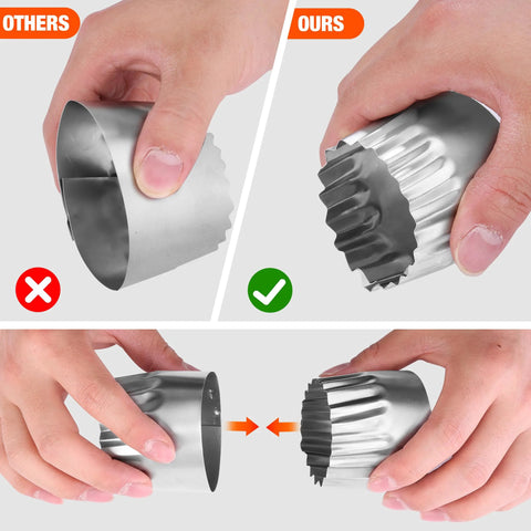 ValueMax 5-blade hand crimper for 22–28 gauge stainless steel; ergonomic handle for gutters and ductwork