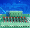 8 Channel Optical Isolation Module For PLCs With 20kHz Switching Frequency Optocoupler Converter Board showing terminals