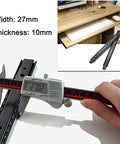 Six Pack 20 Inch Drawer Rails With Ball Bearing Beefy Heavy Duty Drawer Slides Side Mount Screws Included Black Finish Durable Steel Glide For Drawers And Keyboard Trays Up To 16 Kg Capacity, caliper measuring slide.