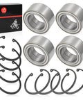 Heavy Duty Front And Rear Wheel Bearings 44x72x33mm With Ring Clip For RZR 900 1000 Turbo RS1 XP S 4 All Models 2011 2020 Replacement Kit