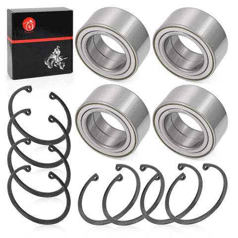 Heavy Duty Front And Rear Wheel Bearings 44x72x33mm With Ring Clip For RZR 900 1000 Turbo RS1 XP S 4 All Models 2011 2020 Replacement Kit