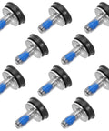 Get A Real Tough Set Of 10 Pcs Yardwe Steel Center Shaft Screws For Your Bike Crankset That Keep Rust Away and Secure Tight Fit In Any Bad Weather Condition For Smooth Riding Action - close-up view of steel screws.