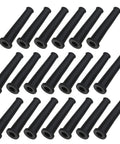 Heavy Duty Rubber Cord Boots And Cable Management Sleeves 20 Pack universal wire organizers in black rubber for cable protection.