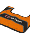 Offroad Winch Cable Recovery Damper In Orange And Black With Built In Storage Pockets Heavy Duty Beefed Up Vinyl Line Dampener