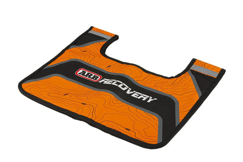Offroad Winch Cable Recovery Damper In Orange And Black With Built In Storage Pockets Heavy Duty Beefed Up Vinyl Line Dampener