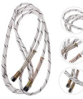 Medium Temperature Steam Hose for Steam Irons, 3 Meter High Pressure Tube, Replacement Steam Hose, braided design close-up