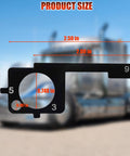 Dimensions of 4 In 1 Truck Pre Trip Inspection Tool With Brake Gauge Go No Go Tire Tread Windshield Scan And Pro Check