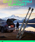 Rear Trunk Gas Struts Replacement For Chevy Impala 2009 To 2013 And 2014 To 2016 Impala Limited Sedan Set Of 2 Lift Supports