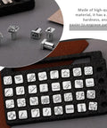 Leather Stamping Tools Kit With 68 Letter And Number Stamps And Patterns, 2 Leather Punch Tools And Rubber Hammer, 6mm Character Stamps
