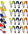 Top Grade 50 Piece Multi Color Metal Spring Clamps Set For Carpentry Woodworking And Crafts, assorted metal clips