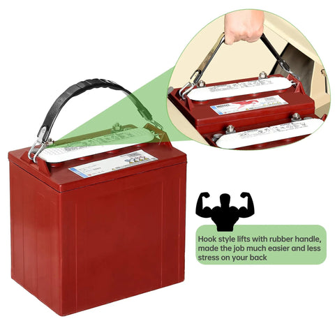 Universal Golf Cart Battery Lifting Strap For Trojan Deep Cell Batteries Carrier Strap For Yamaha Club Car EZGO Carts