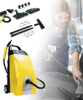 Heavy Duty 3000W Steam Cleaner With 3.5L Tank And Ozone Function high temp cleaning car seats and included accessories.