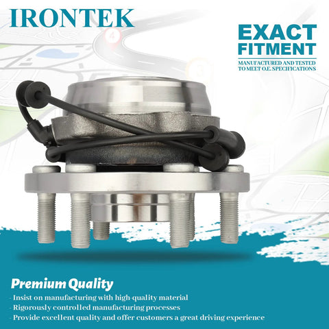 Beefy Front Wheel Bearing And Hub Assembly With Abs For Nissan Frontier Xterra Pathfinder And Suzuki Equator 4X4 6 Lug