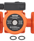 Heavy Duty Cast Iron Circulator Pump 33 GPM Hot Water Circulation Unit 3 Speed 1 1/4 Inch NPT Flange close-up view.