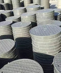 Stack of Seamless Resin Septic Tank Covers for Round Garden and Yard Lids, 31.4 by 31.4 by 1.9 Inches, weatherproof outdoor use