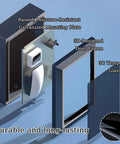 Premium Heavy Duty EV Charger Lock Box showcases galvanized mounting plate and 3C tempered glass for durability.