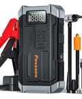 All In One 5000A Jump Starter With Air Compressor And 150 PSI Tire Inflator Portable 12V Jump Box With LCD Display and cables