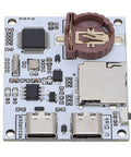 Slick Serial Port Recorder Module With Memory Card Adapter For Hassle Free Timestamp Logging with USB Type C connection.