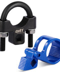 Orion Motor Tech inner tie rod removal tool (black U-clamp) and blue 27–44mm tie rod end wrench.