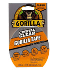 Gorilla Tape packaging showing Crystal Clear Heavy Duty Tough As Nails Duct Tape Repair Tape 1.88 Inch By 9 Yard Roll Weatherproof