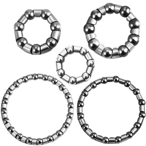 4 Pack Universal Bike Ball Bearings Set for Front Fork and Headset High Strength Steel Durable Replacement