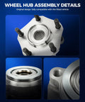 Front Wheel Bearing And Hub Assembly 5 Lug Non ABS Ready To Install Replacement For Chevrolet City Express 2015 2018