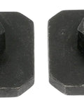 Black corrosion resistant nuts for heavy duty frame to body mounting bolt kit for remounting truck bed