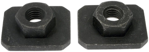 Black corrosion resistant nuts for heavy duty frame to body mounting bolt kit for remounting truck bed
