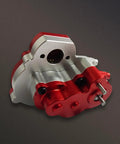 Beefed Up Metal RC Transmission Center Gearbox Case With Gears For 1/18 LC80 FCX18 Crawler, Aluminum Upgrade, Silver housing