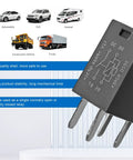 Two Pack 12V Car AC Relay 40A 4 Pin Quick Connect High Power Auto Relay For Cooling Fans And Electrical Systems