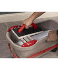 Using Ultra Tile Grouting System Kit For Faster Grouting With Less Mess Game Changer Featuring Raised Grate And Slotted Sponge Technology And Grout Buckets Slotted Rollers Made In The USA on tiles
