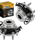 Close-up of Front Wheel Bearing Hub Assembly With ABS Sensor 515096 For 2007 To 2014 Silverado 1500 4WD