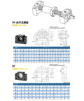 C7 RM16 SFU16 Pre Machined Ball Screw Kit With BK BF12 Fixed Floating Mounts assembly diagram and specifications.