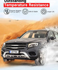 SUV driving in desert illustrating outstanding temperature resistance for 4K Front And 2.5K Rear Dash Cam With Free 64GB Card Included 5.8GHz WiFi