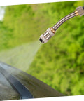 Portable High Temperature Steam Cleaning Tool With All In One Multi Functional High Pressure Hose Nozzle spraying water