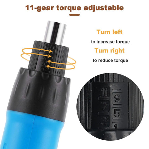 Close-up of torque adjustment on Electric Rebar Tying Machine Mini Rebar Tier Gun With 2600 mAh Battery Adjustable Torque And Steering