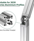 2 Pcs Die Cast Zinc Alloy Pivot Joint Connectors For 3030 Aluminum Extrusion Profiles 180 Degree Adjustable Corner Brackets
