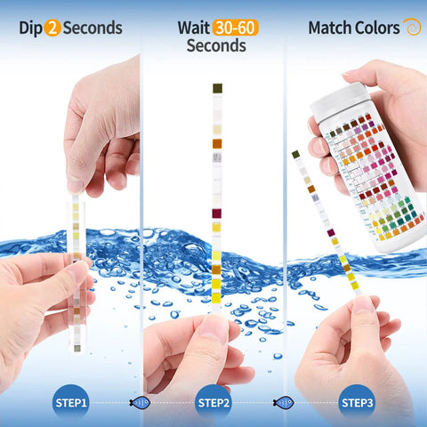 16 In 1 Water Test Kit For Home Use With 125 Test Strips Checks PH Hardness Chlorine Lead Iron Copper Nitrate Nitrite Fluoride
