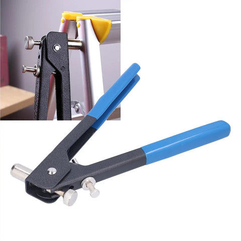 Rivet Nut Gun Kit With Mandrels M3 To M8, 86 Piece Manual Hand Riveter Set With Wrench, Durable Non Slip Grip close-up view
