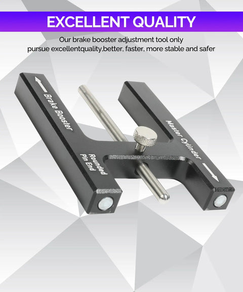 Brake Booster Push Rod Adjustment Tool For Master Cylinder Length Gauge And Adjustable Braking Distance with magnetic tips